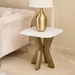 Cavon Portola NXT Genuine Marble Top End Table - Image 12