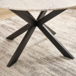 Cavon Portola 4-Seater Genuine Marble Top Round Dining Table