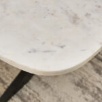 Cavon Portola Genuine Marble Top 6-Seater Dining Table