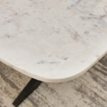Cavon Portola Genuine Marble Top 8-Seater Dining Table