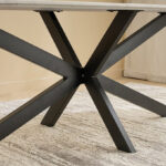 Cavon Portola Genuine Marble Top 8-Seater Dining Table