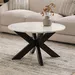 Cavon Portola Genuine Marble Top Round Coffee Table - Image 13