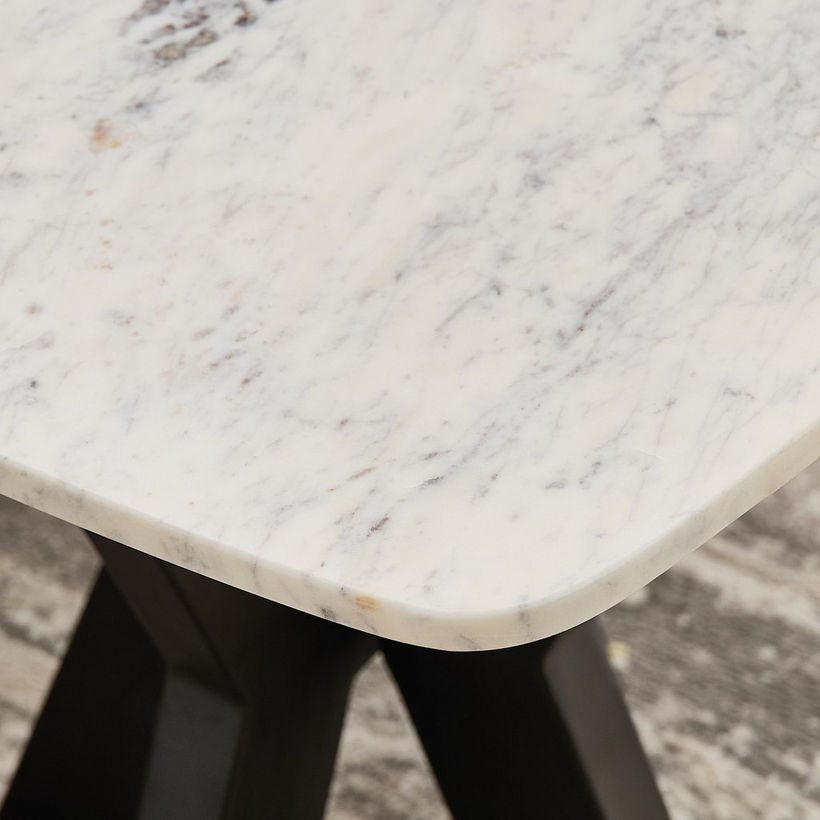 Cavon Portola Genuine Marble Top End Table - Image 4