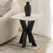 Cavon Portola Genuine Marble Top End Table - Image 13