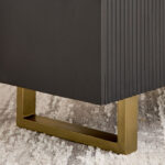 Cavon Fabio Portola 1.8-Meter Solid Wood TV Unit with Genuine Marble Top for TVs upto 75 inch
