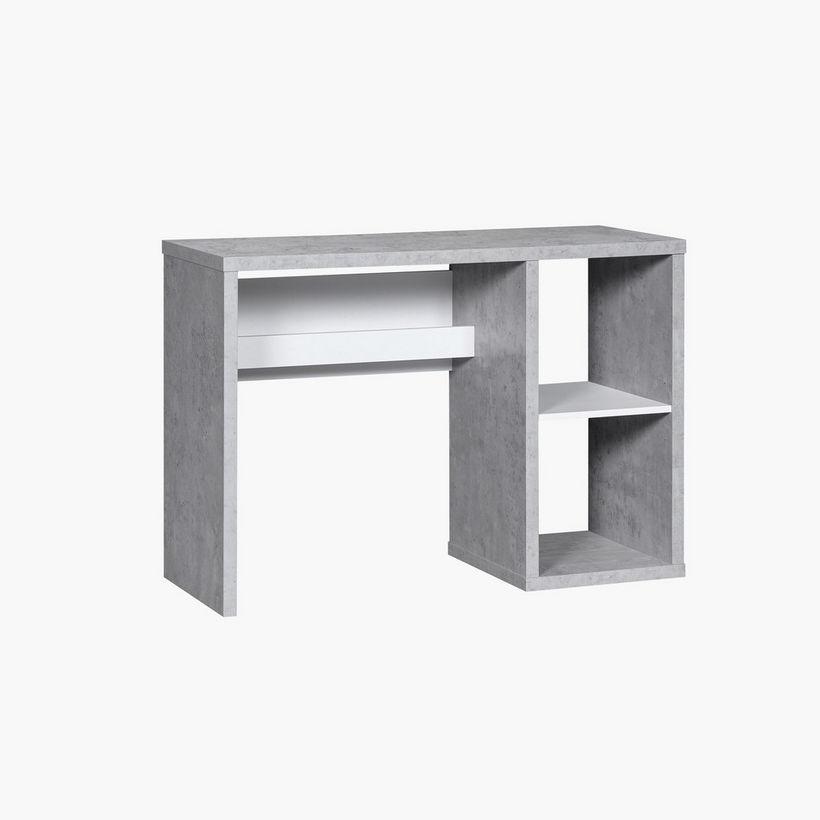 Alford Islet Compact Study Desk with Open Shelf - Image 3