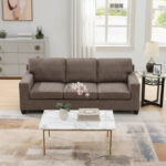 Movo Hotelya 3-Seater Fabric Sofa with Easy Clean Fabric