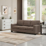 Movo Hotelya 3-Seater Fabric Sofa with Easy Clean Fabric