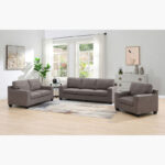 Movo Hotelya 3-Seater Fabric Sofa with Easy Clean Fabric