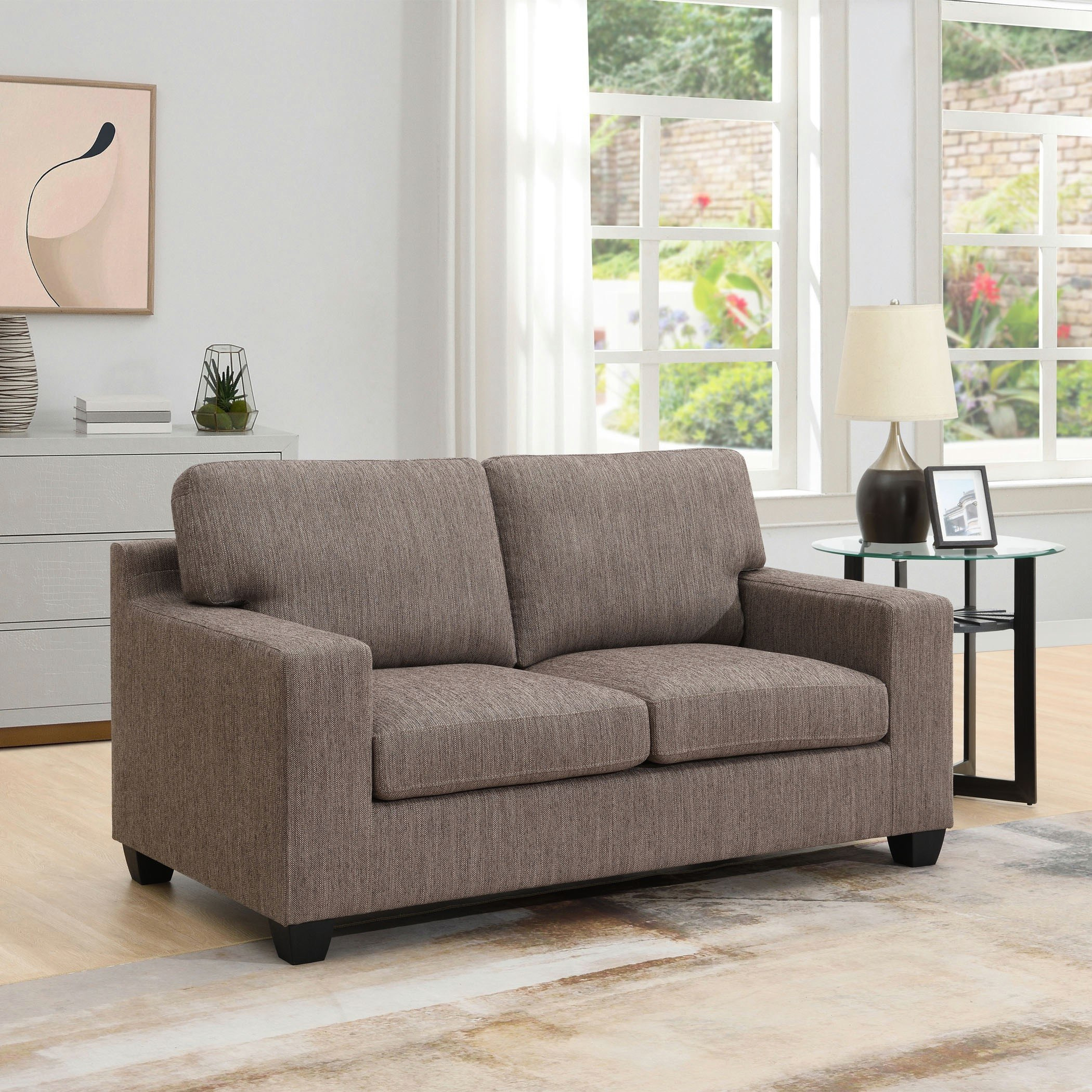Movo Hotelya 2-Seater Fabric Sofa with Easy Clean Fabric