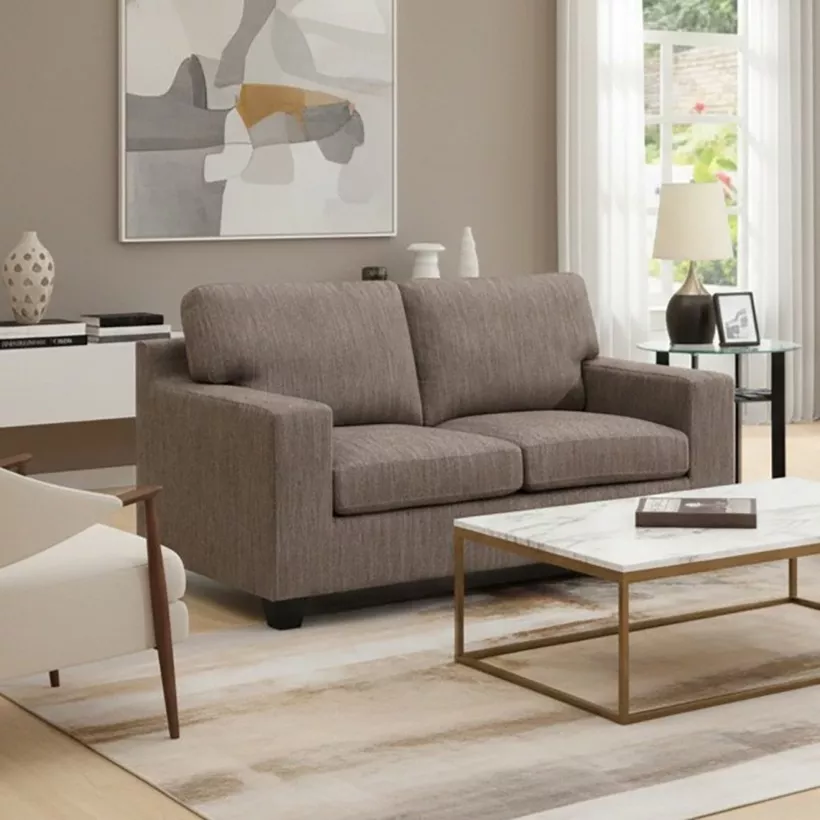 Movo Hotelya 2-Seater Fabric Sofa with Easy Clean Fabric - Image 5