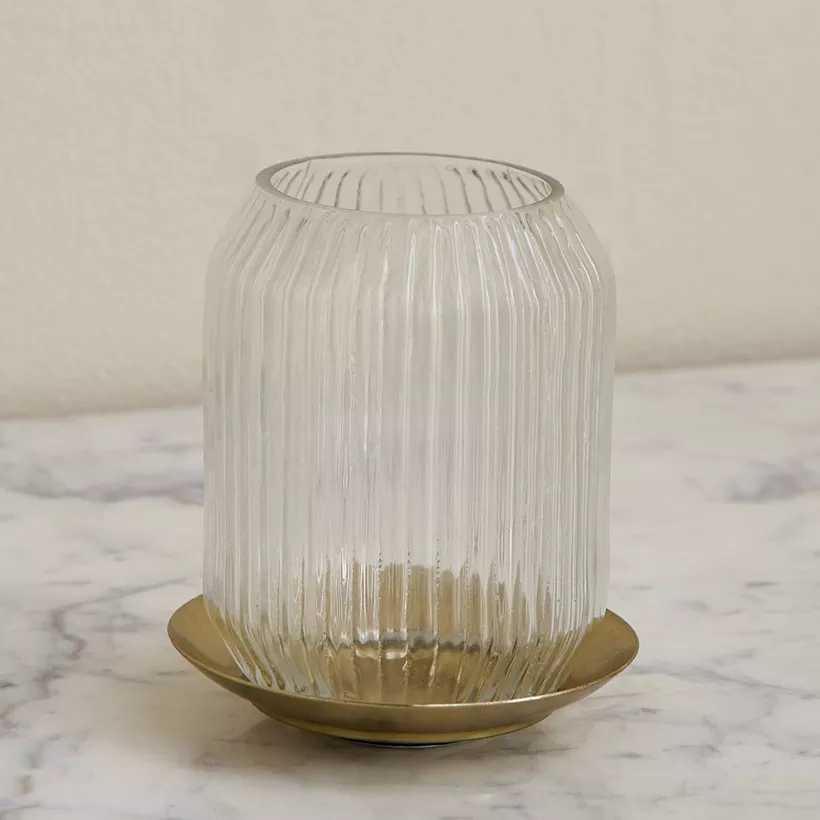 Kumudh Zen 2-Piece Decorative Tealight Candleholder Set with Base - 9x9x11 cm - Image 4