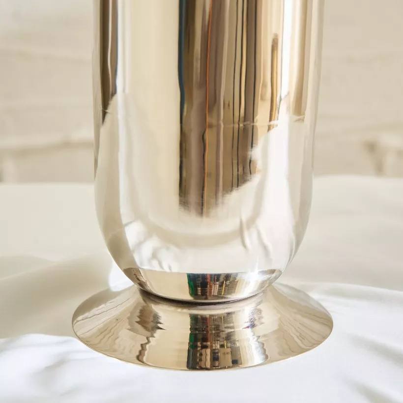 Bliss Samaya Decorative Cylindrical Vase with Base - 12x12x40 cm - Image 4