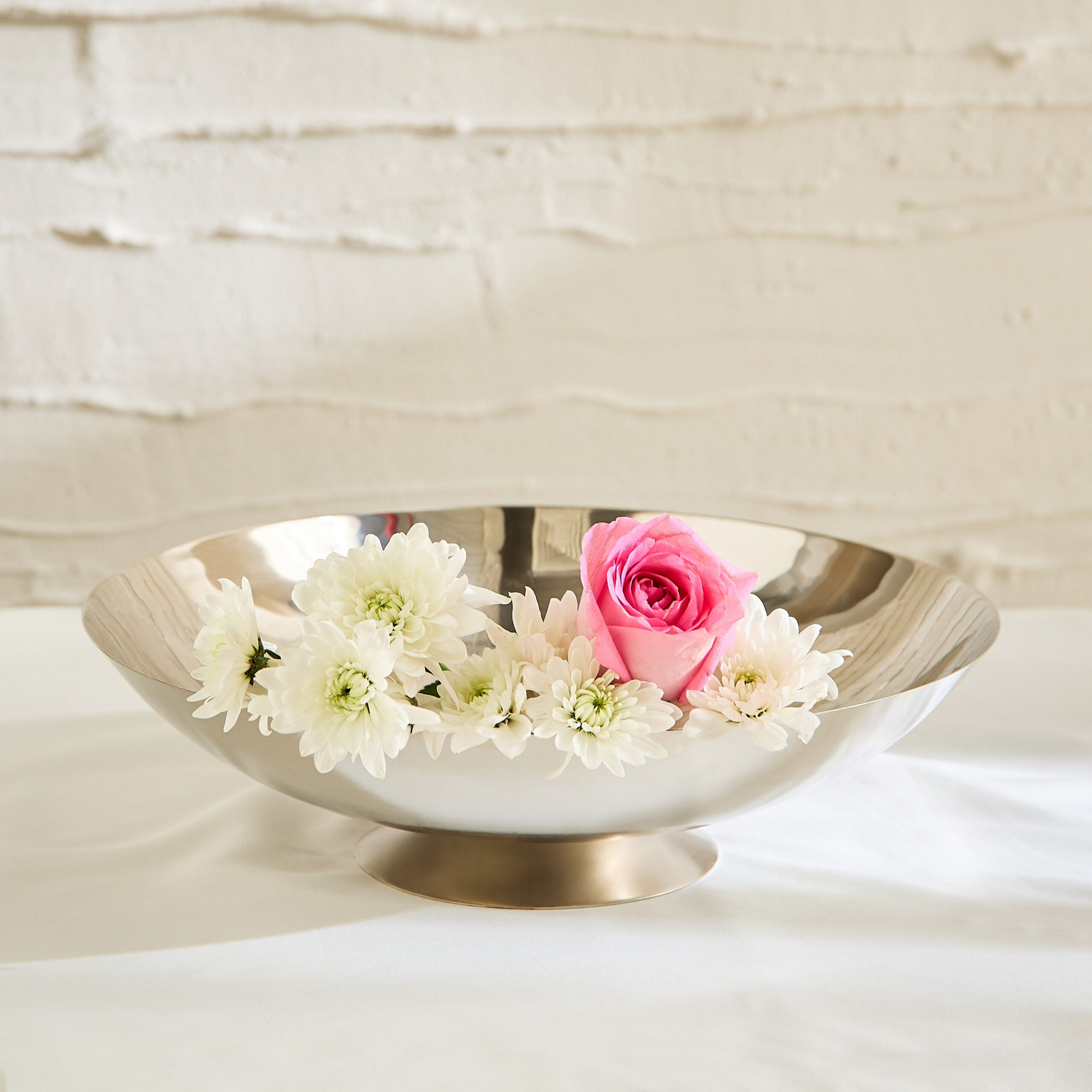 Bliss Samaya Decorative Centrepiece Bowl with Base - 30x30x6 cm