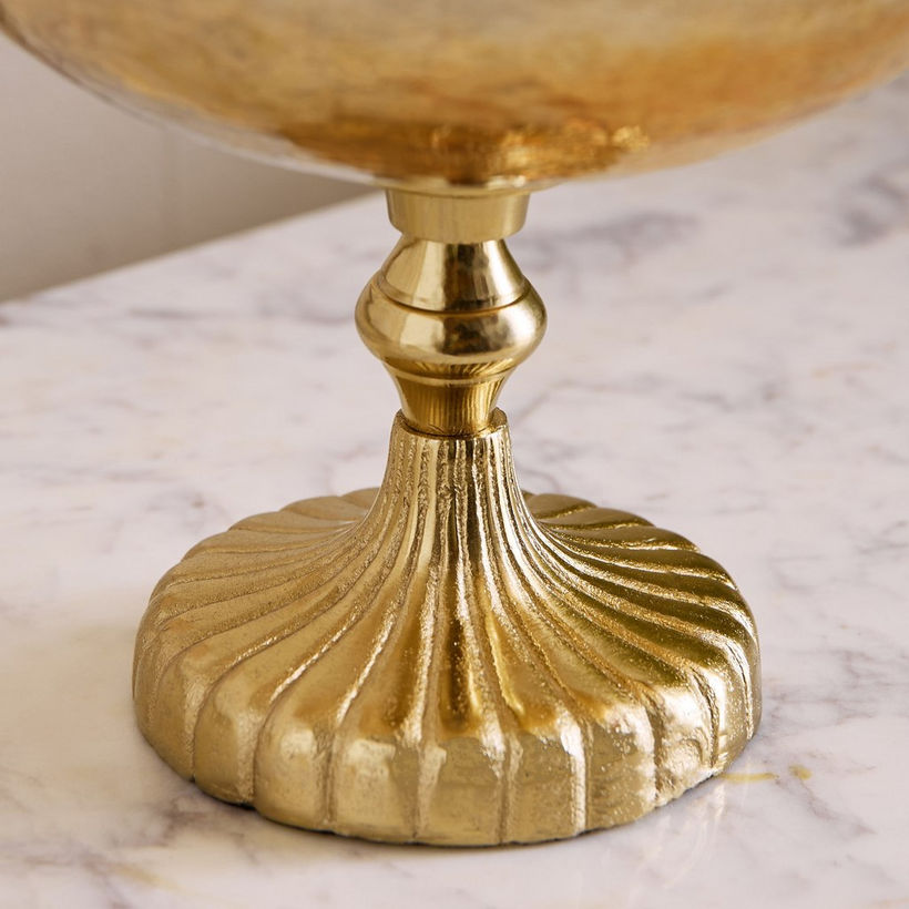 Iras Elara Decorative Footed Bowl - 26x26x25 cm - Image 4