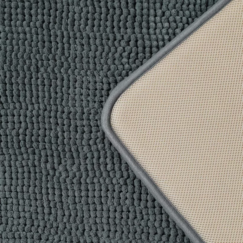 Luxot Elite Chenille Memory Foam Bath Mat - 45x75 cm - Image 2