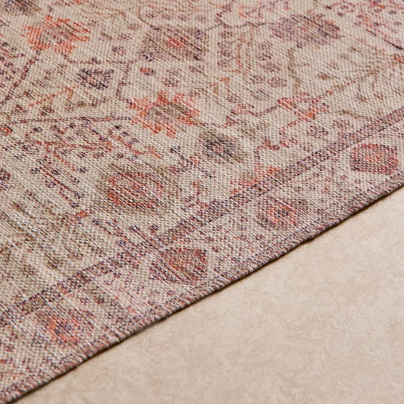 Glimmer Juana Handmade Printed Dhurrie - 160x230 cm - Image 3