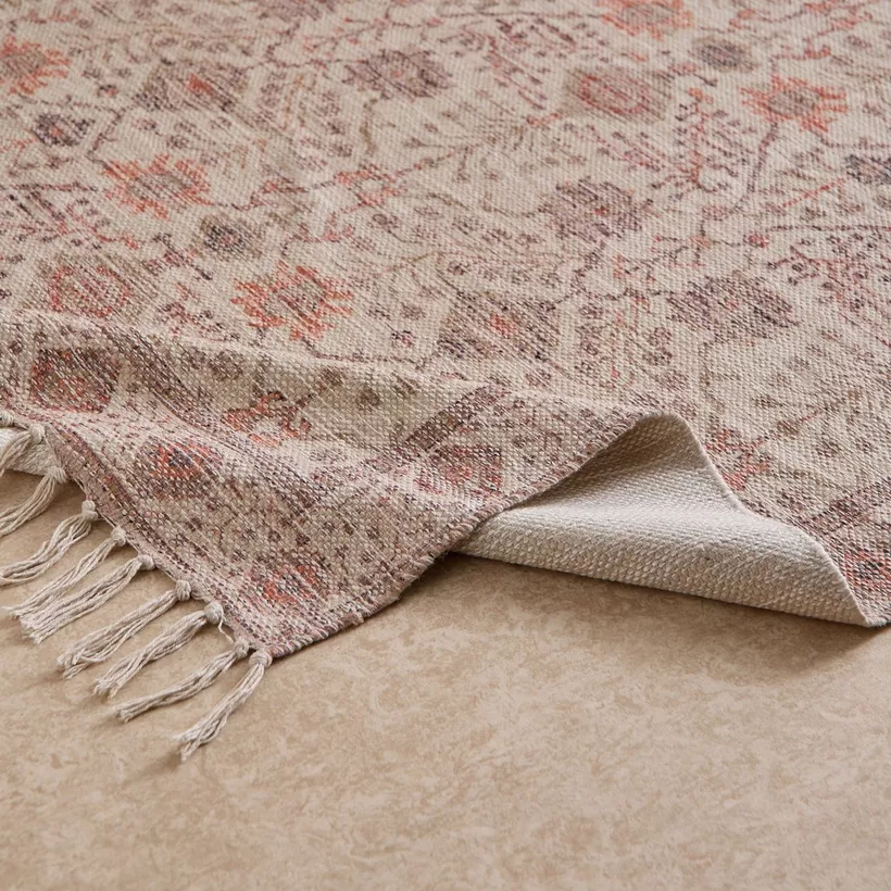 Glimmer Juana Handmade Printed Dhurrie - 160x230 cm - Image 5