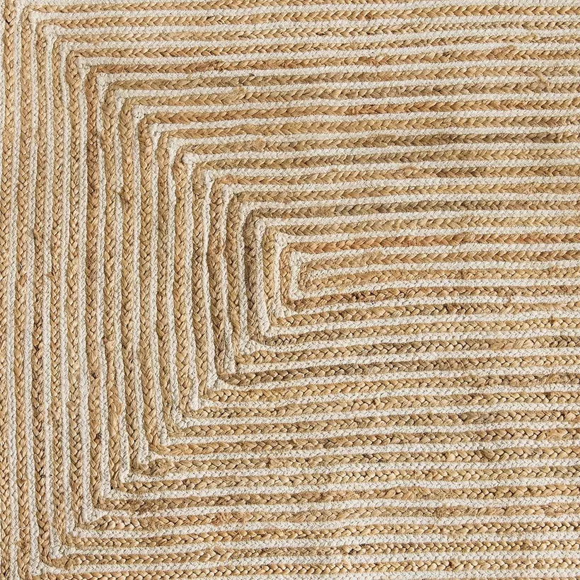 Eco Swrils Handmade Jute Rug - 80x150 cm - Image 3