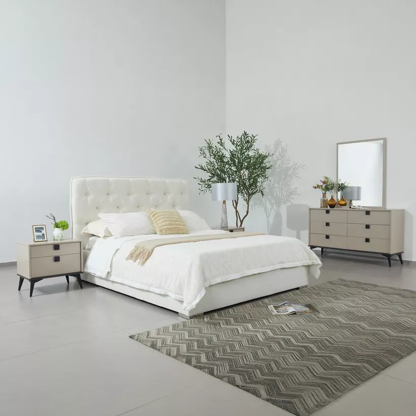 Orion Chester Upholstered Queen Headboard - 160x200 cm - Image 2