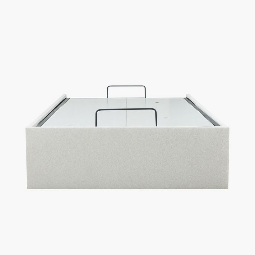 Orion Smart Upholestered Hydraulic Storage Twin Bed Base - 120x200 cm - Image 5
