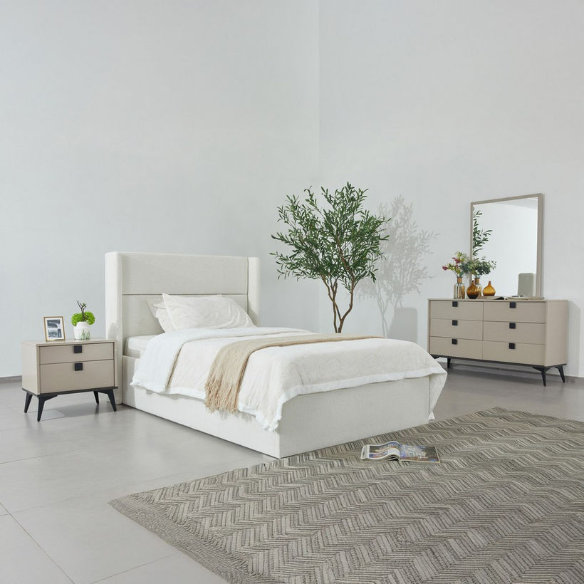Orion Smart Upholestered Hydraulic Storage Twin Bed Base - 120x200 cm - Image 8