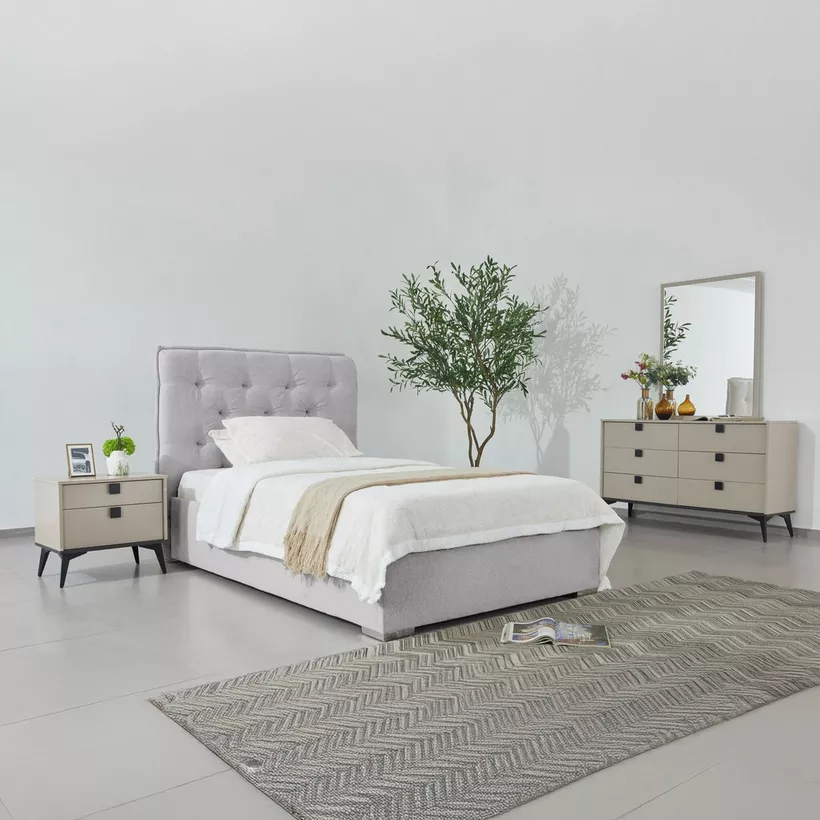 Orion Chester Upholstered Single Headboard - 90x200 cm - Image 2