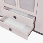 Orion Ray 6-Door Wardrobe with 2 Drawers and 2 Mirrors