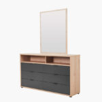 Orion 6-Drawer Chester with Open Shelf Dresser