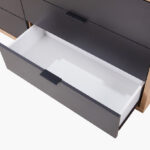 Orion 6-Drawer Chester with Open Shelf Dresser