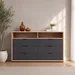 Orion 6-Drawer Chester with Open Shelf Dresser - Image 8