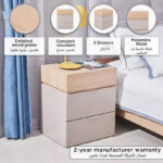 Orion Modena 3-Drawer Nightstand