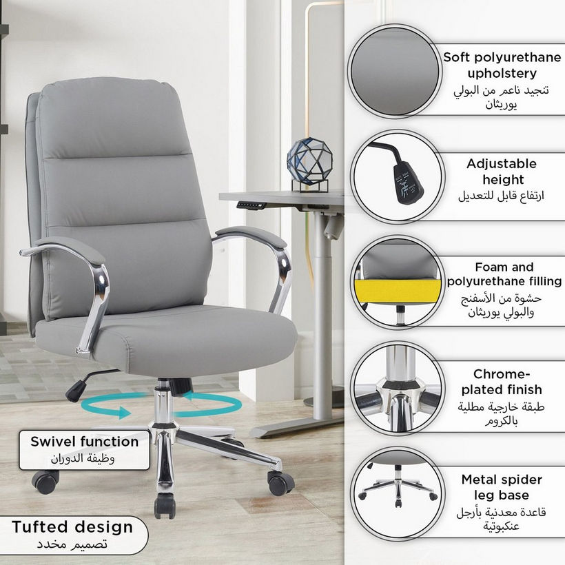 Siesta Office Chair with Chrome Base - Image 2