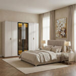 Grande 6-Door Wardrobe with LED and Transparent Glass