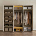 Grande 6-Door Wardrobe with LED and Transparent Glass