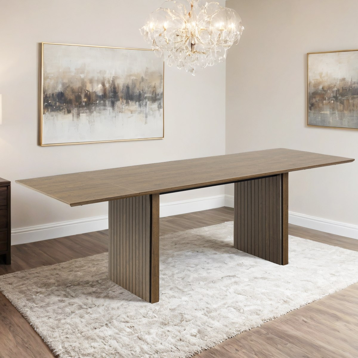 Ashwell 6 to 8 Seater Extendable Dining Table
