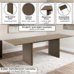 Ashwell 6 to 8 Seater Extendable Dining Table