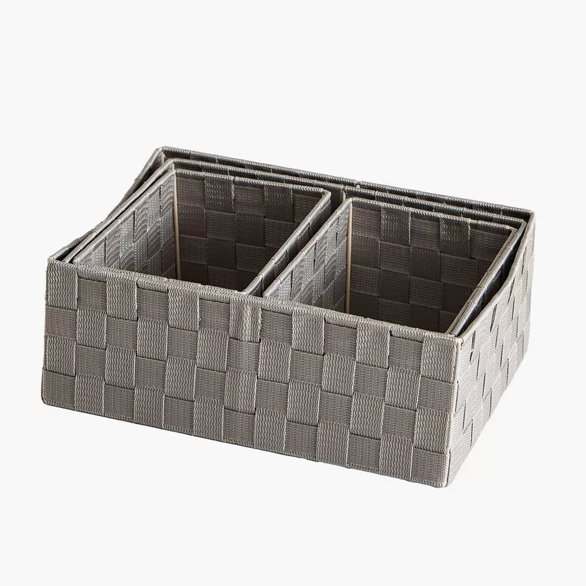 Strap 4-Piece Storage Basket Set - Image 2