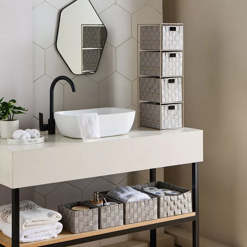 Strap 4-Piece Storage Basket Set - Image 5