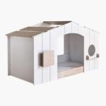 Movo Ivory Halmstad House Bed - 90x190 cm