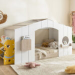 Movo Ivory Halmstad House Bed - 90x190 cm