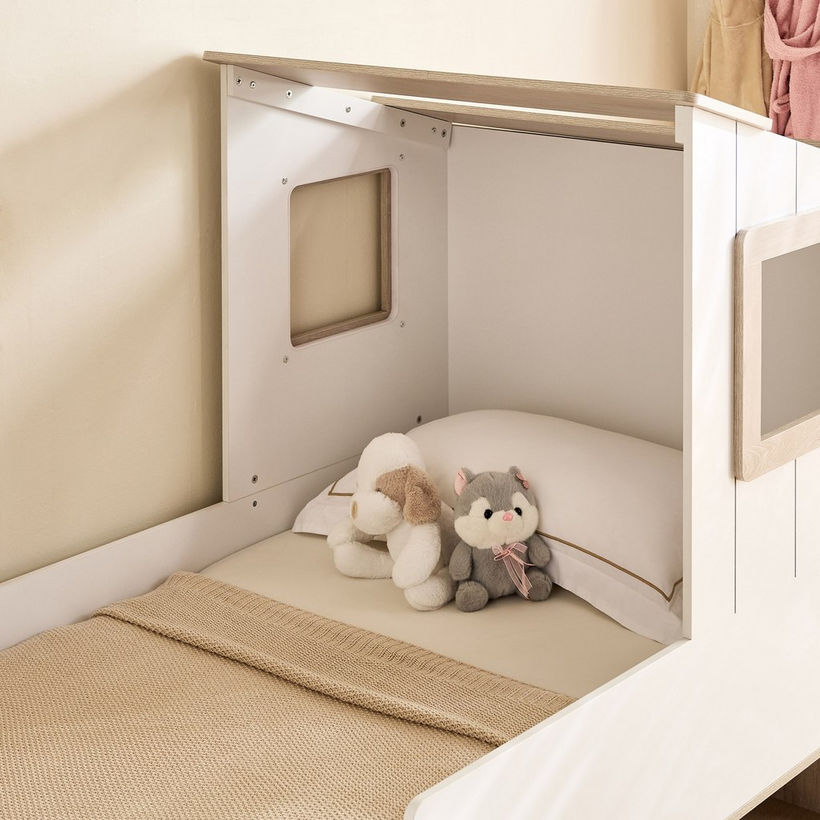 Ivory Halmstad House Single Bed with Storage - 90x190 cm - Image 4