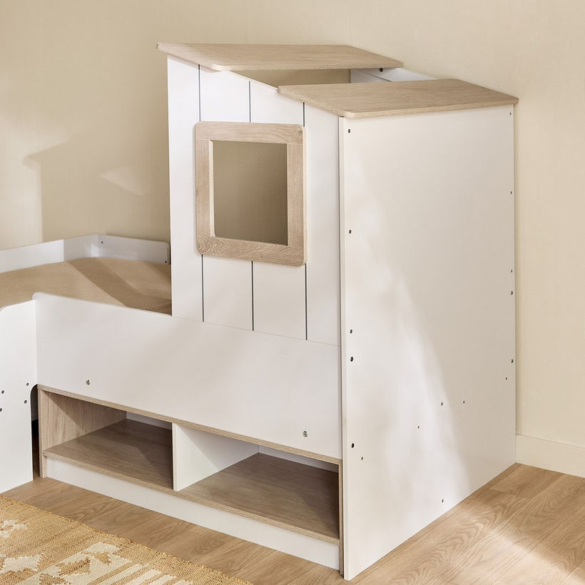 Ivory Halmstad House Single Bed with Storage - 90x190 cm - Image 5