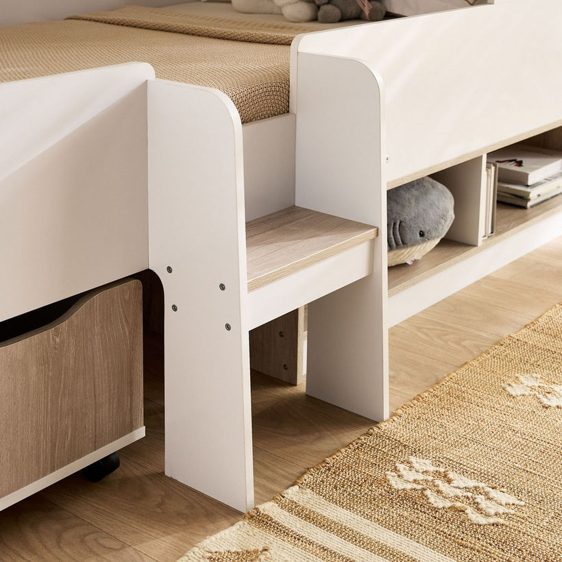 Ivory Halmstad House Single Bed with Storage - 90x190 cm - Image 6