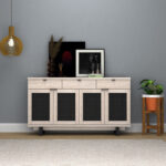 Liya 4-Door 3-Drawer Sideboard - 1.6 M