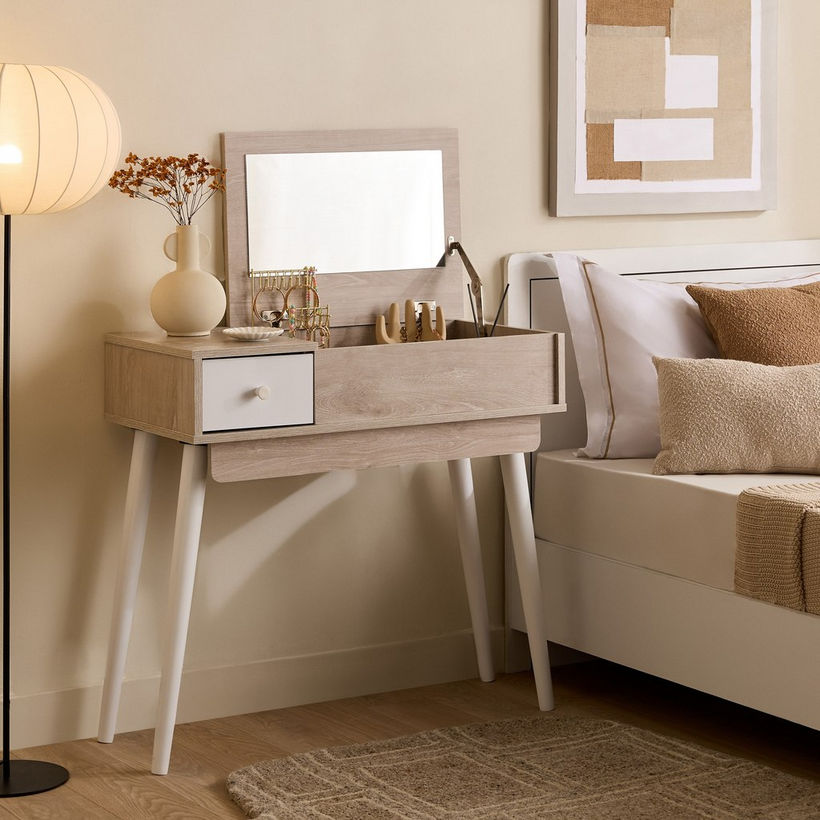 Movo Ivory Halmstad Dresser Study Table - Image 8