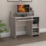 Movo Liya 1-Drawer Study Desk with Open Shelf and Keyboard Tray