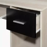 Movo Liya 1-Drawer Study Desk with Open Shelf and Keyboard Tray