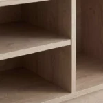 Movo Ivory Halmstad 5-Pair Shoe Bench with 1 Door