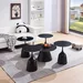 Omaha 5-Piece Sintered Stone Top Coffee Table Set - Image 9